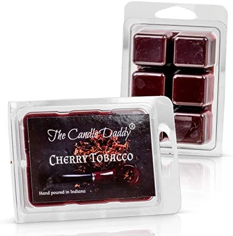 Cherry Tobacco Scented Wax Melt - 6 Cubes - 2 Ounces - Made in USA