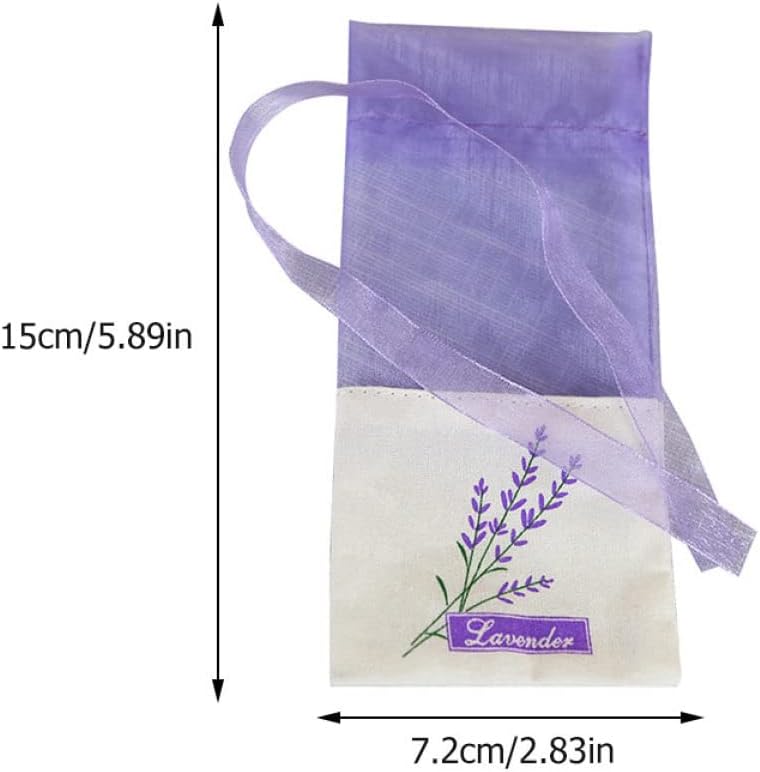 COHEALI 22Pcs Lavender Sachet Bags Empty Organza Pouches with Ribbon