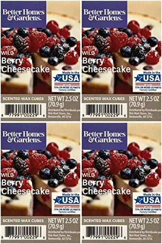 NITRO Better Homes and Gardens Wild Berry Cheesecake Wax Cubes 4 Pack