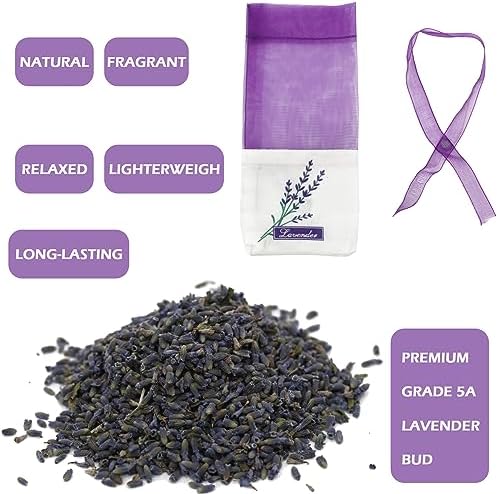 Haswer Lavender Sachets Bag for Drawers Closets Cars Gym Bags