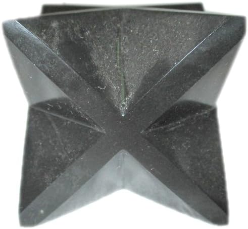 Rare Natural Green Mica 2 Inch Merkaba Gemstone Healing Crystal