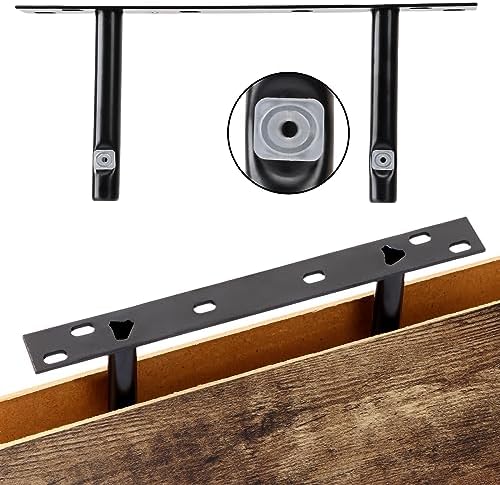 Fixwal 158in Floating Shelves Rustic Brown 5 Pack