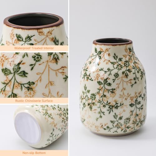 Luweoxy Rustic Vintage Ceramic Vase 78 Inch