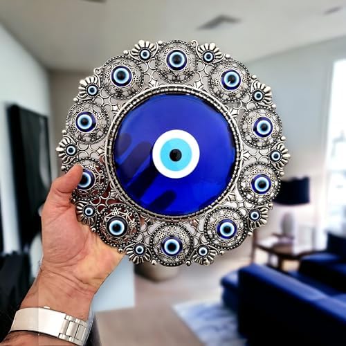 Blue Turkish Glass Evil Eye Wall Hanging Decor