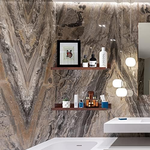 AZSKY Floating Book Shelves Wall Mounted Photo Shelf for Home