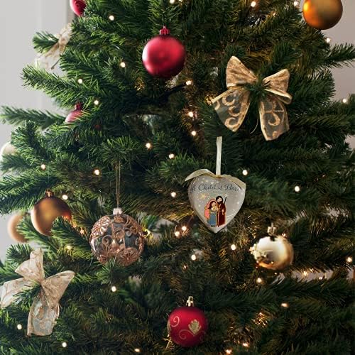 Needzo 2024 Christian Christmas Ornament Pack of 6