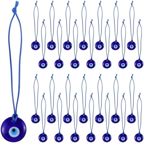 50PCS Turkish Blue Evil Eye Pendants Hanging Decor