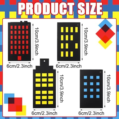 16 Pcs Hero Cityscape Paper Boxes Hanging Decorations