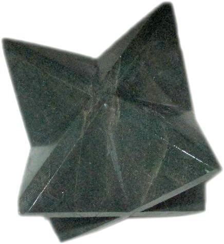 Rare Natural Green Mica 2 Inch Merkaba Gemstone Healing Crystal