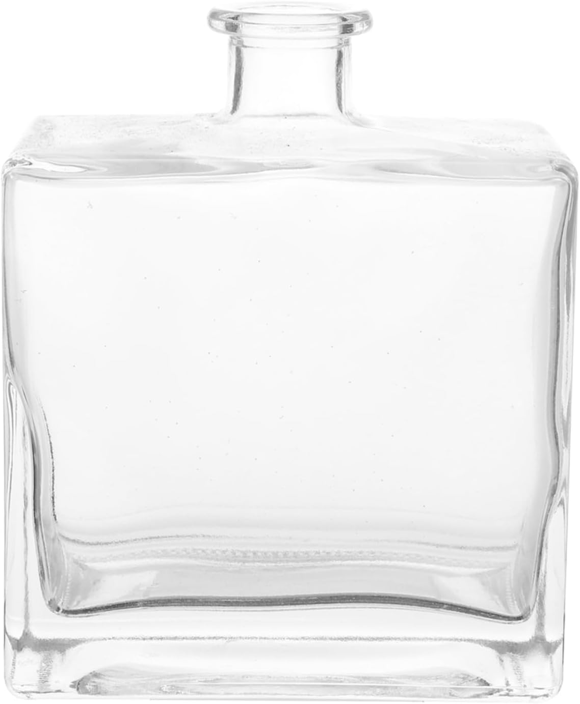 Square Flat Glass Aromatherapy Vase for Home Decor