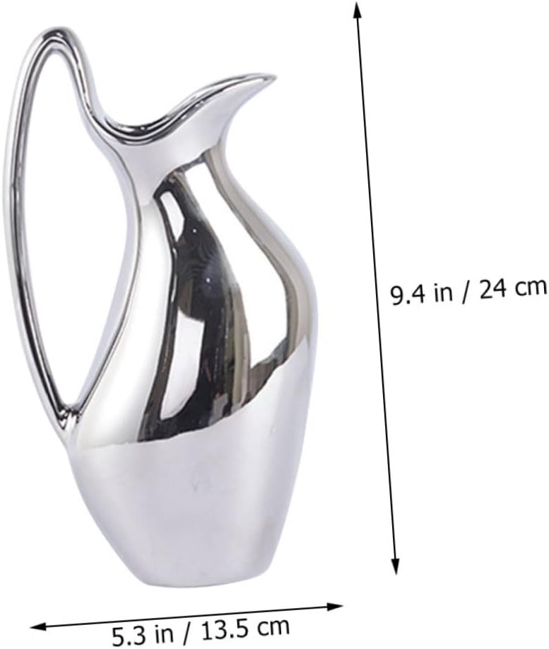 Bestyard Creative Pitcher Ceramic Vase for Home Office Decor