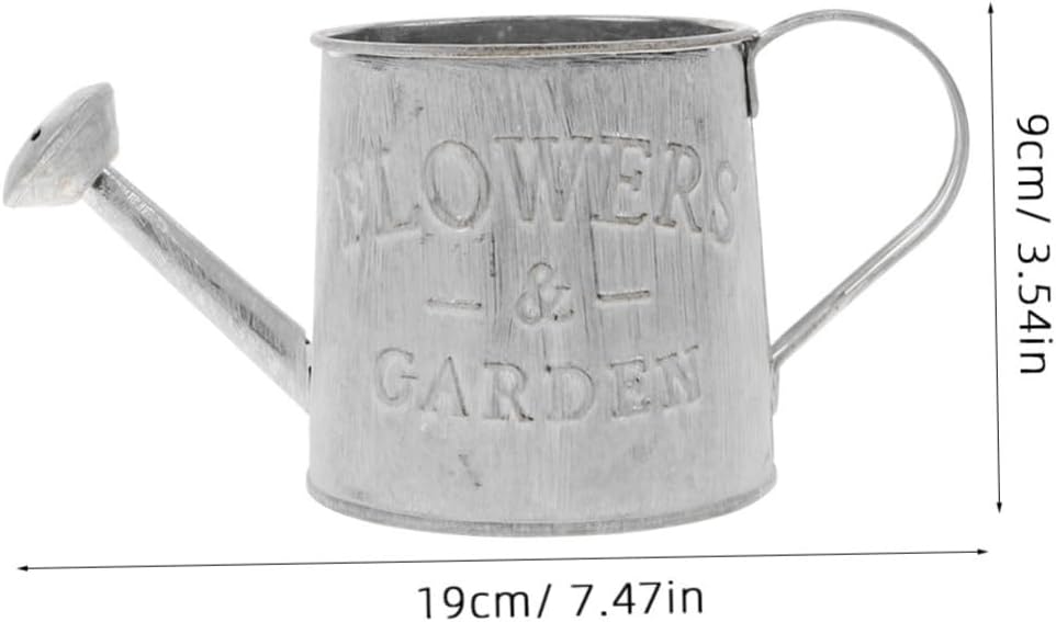 3pcs Rustic Bucket with Handle for Dried Flowers