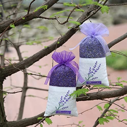 COHEALI 22Pcs Lavender Sachet Bags Empty Organza Pouches with Ribbon
