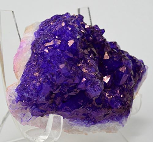 HQRP Dyed Bluish Purple Quartz Geode Druzy Cluster
