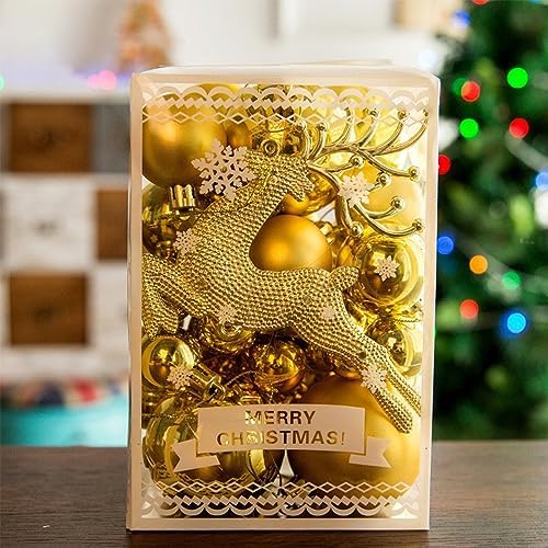 Shatterproof Christmas Tree Ornaments with Colorful Designs