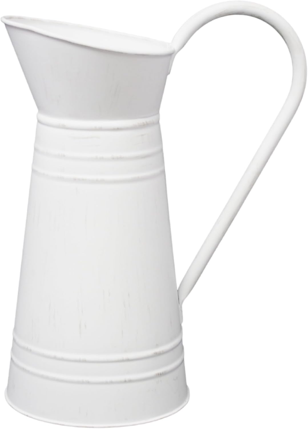 Hosley Metal Pitcher Vase 10 Inch Height