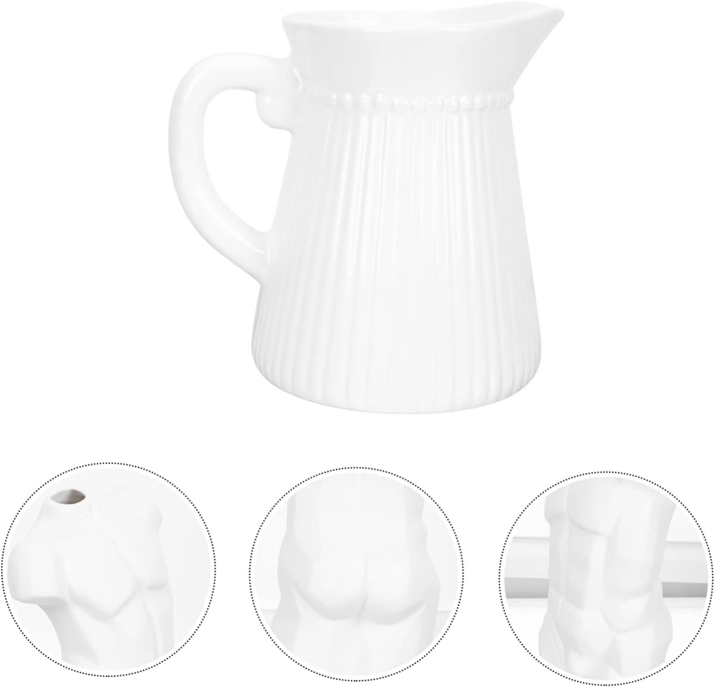 Unomor Ceramic Kettle Flower Vase Modern Decor