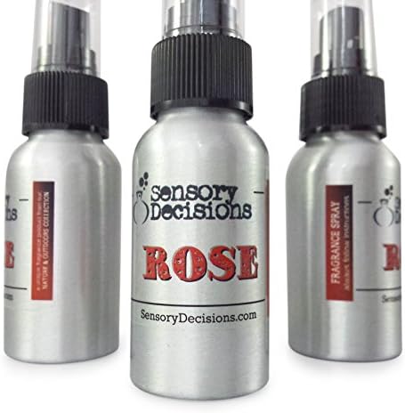 Rose Fragrance Spray 3 Bottle Pack by Sensory Decisions