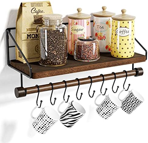 Alsonerbay Floating Shelf Wall-Mounted Kitchen Organizer