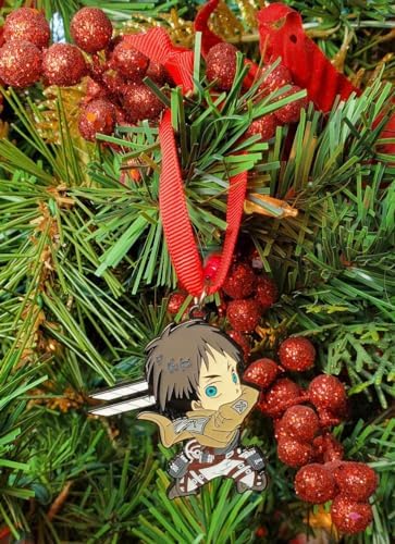 Fandom Emporium Attack on Titan Eren Levi Christmas Ornament