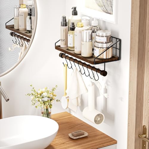 Alsonerbay Floating Shelf Wall-Mounted Kitchen Organizer