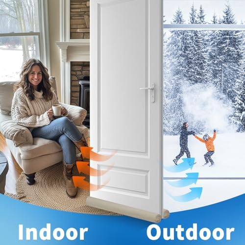 Neween Large Door Draft Stopper for Bottom Door Sweep