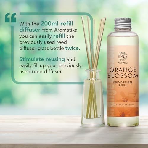 AROMATIKA Orange Blossom Reed Diffuser Refill