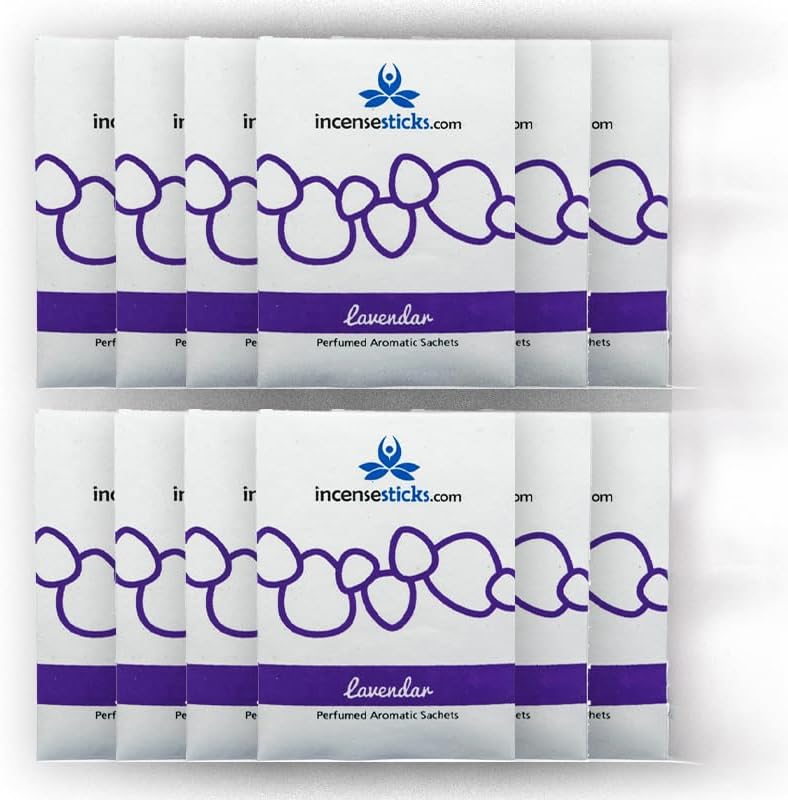 Calming Lavender Aromatic Sachets - 12 Packs