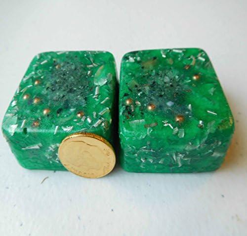 Emerald 2 Mini Cube Tower Busters Crystal Orgone