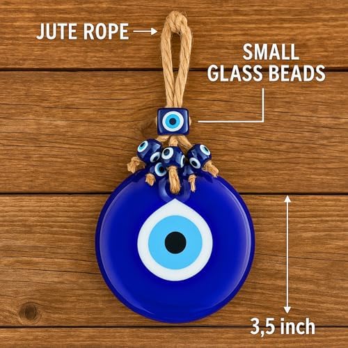 Turkish Blue Evil Eye Wall Hanging Decor