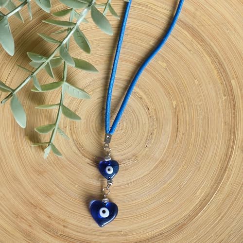 BCS Blue Evil Eye Charm Car Hanging Ornament