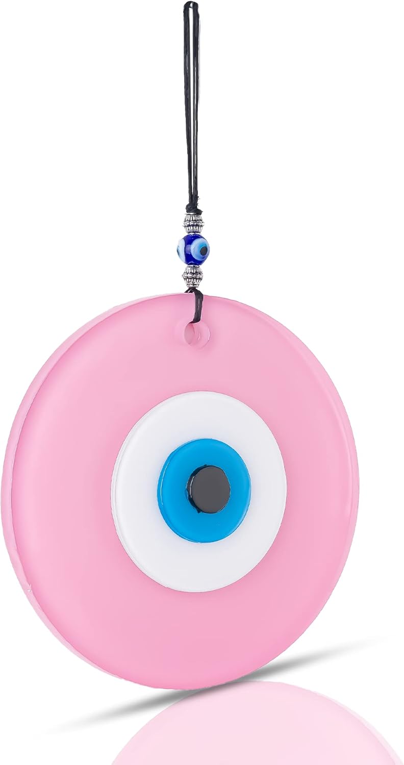 BCS Pink Evil Eye Wall Hanging Decor