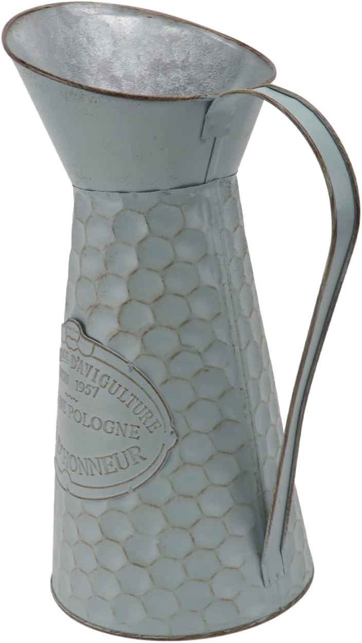 ABOOFAN Rustic Iron Decorative Vase for Home Office Balcony