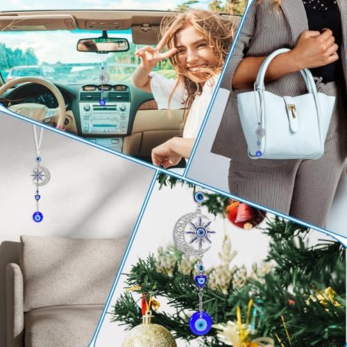 165 Inch Evil Eye Hanging Ornament Blue