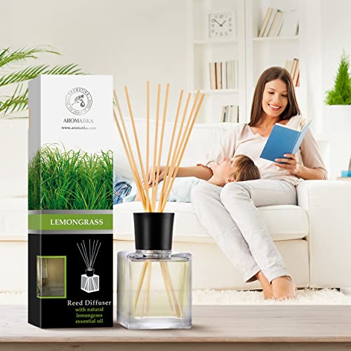 Lemongrass Reed Diffuser 200ml with Bamboo Sticks