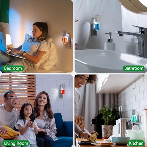 Saillong Wall Fragrance Plug In with Night Light