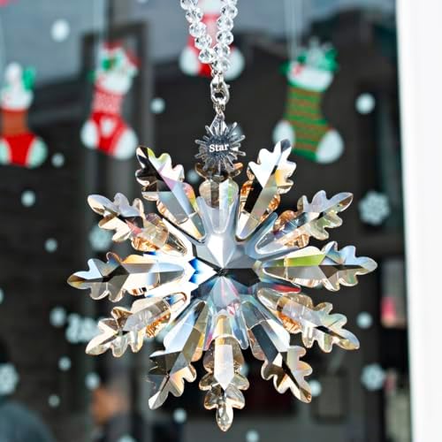 2025 Champagne Glass Christmas Snowflake Ornament