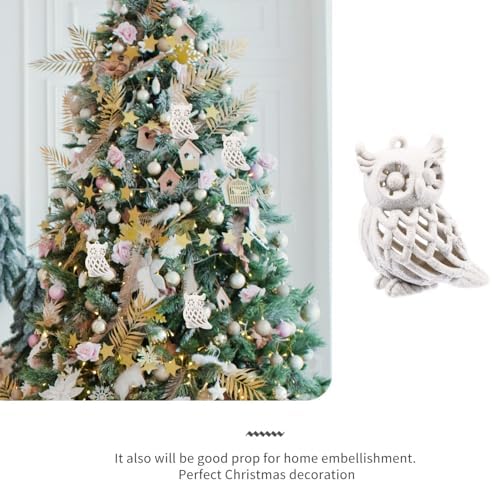 2pcs Adorable Christmas Tree Hanging Owl Decorations