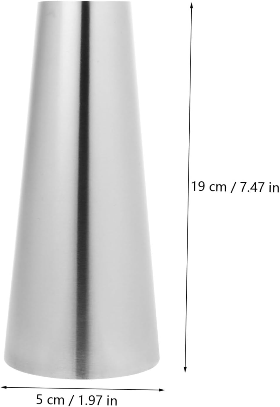 BESPORTBLE Desktop Flower Vase Stainless Steel