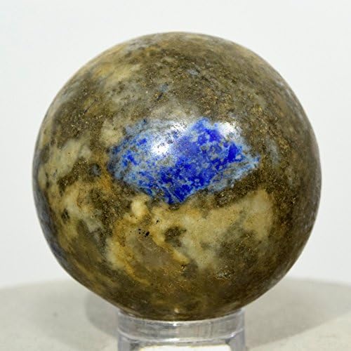 HQRP 36mm Lapis Lazuli Sphere with Pyrite Blue Crystal Decor