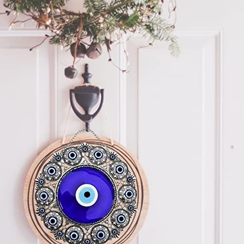 Blue Turkish Glass Evil Eye Wall Hanging Decor
