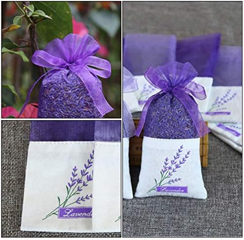 Hemoton Lavender Sachet Bags for Home and Travel Pack of 15