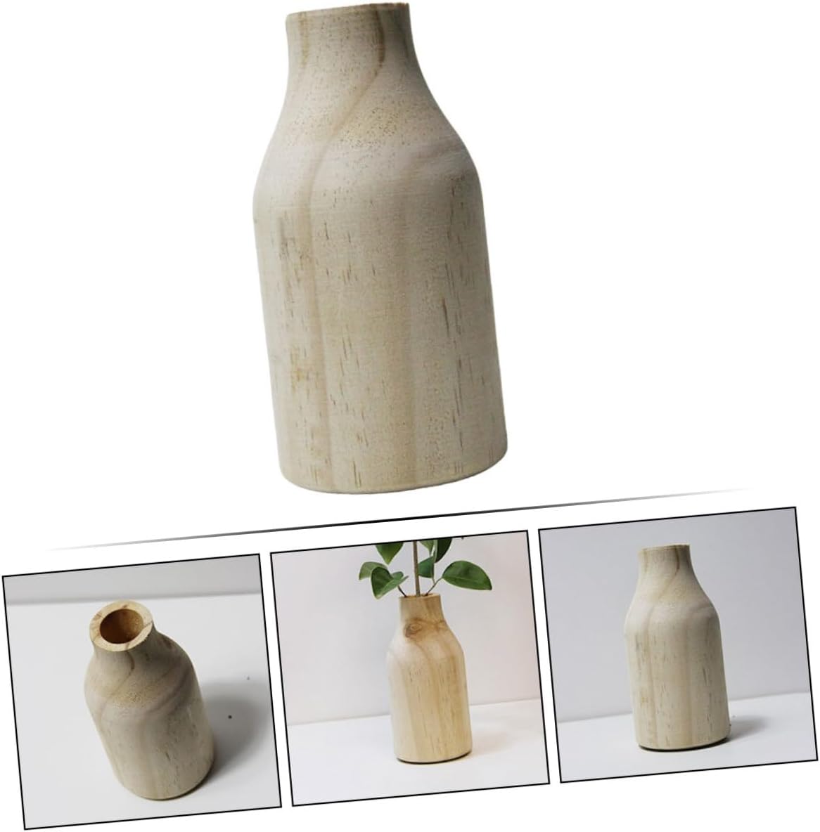 Small Wooden Flower Holder for Desktop and Banquet Centerpieces