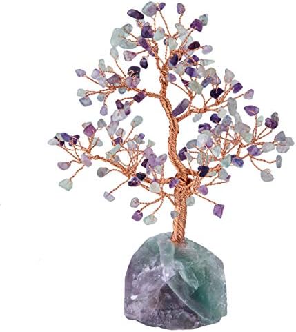 Rockcloud Natural Crystals Money Tree Feng Shui Decoration 7 Inches