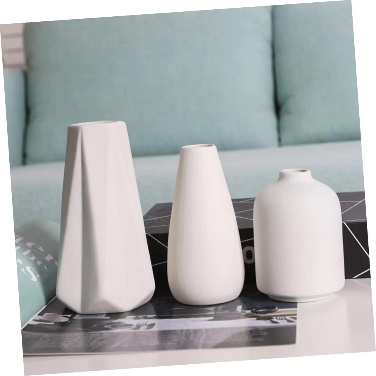 1pc Ceramic Vase Bohemian Style Flower Holder