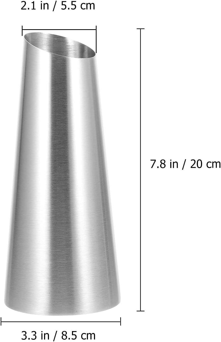 Veemoon Metal Cylinder Vase Fireplace Decor
