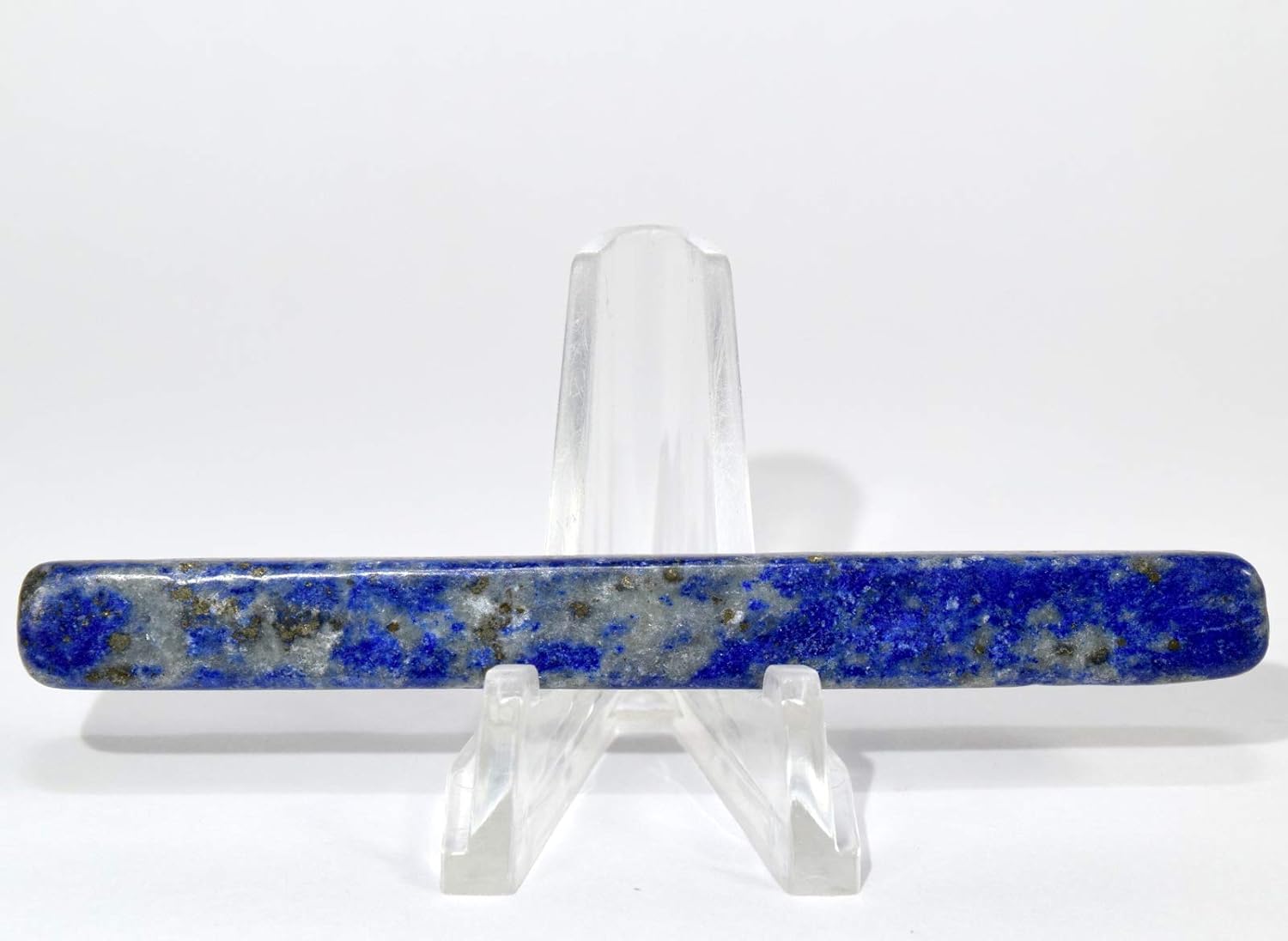 HQRP 34 Inch Lapis Lazuli Slice with Pyrite Calcite