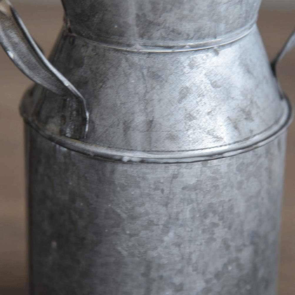 Rustic Vase French Style Farmhouse Metal Pitcher