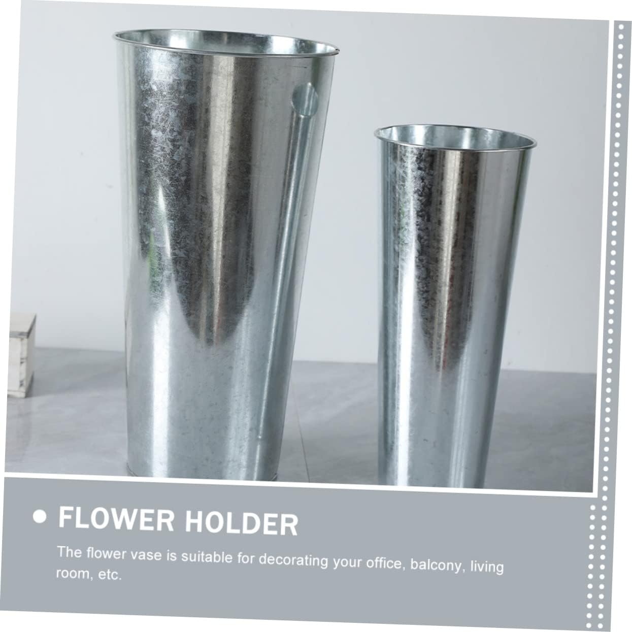Vintage Iron Flower Arrangement Vase by MAGICLULU