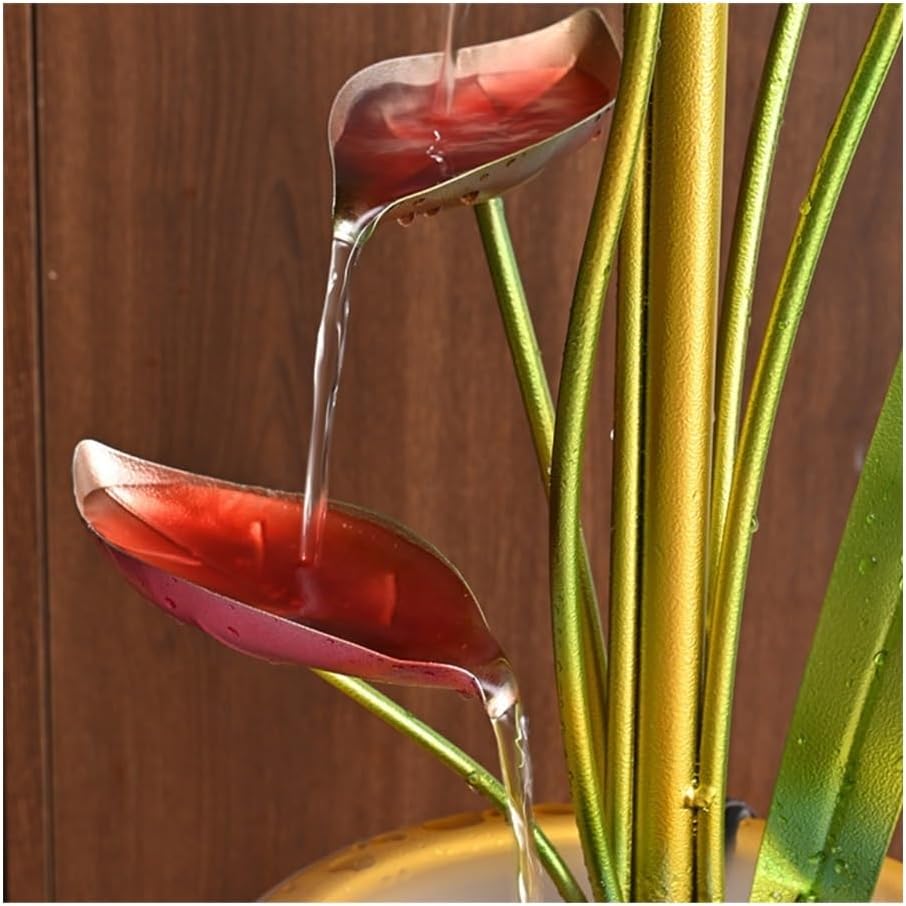 Modern Tabletop Fountain for Home Office or Living Room